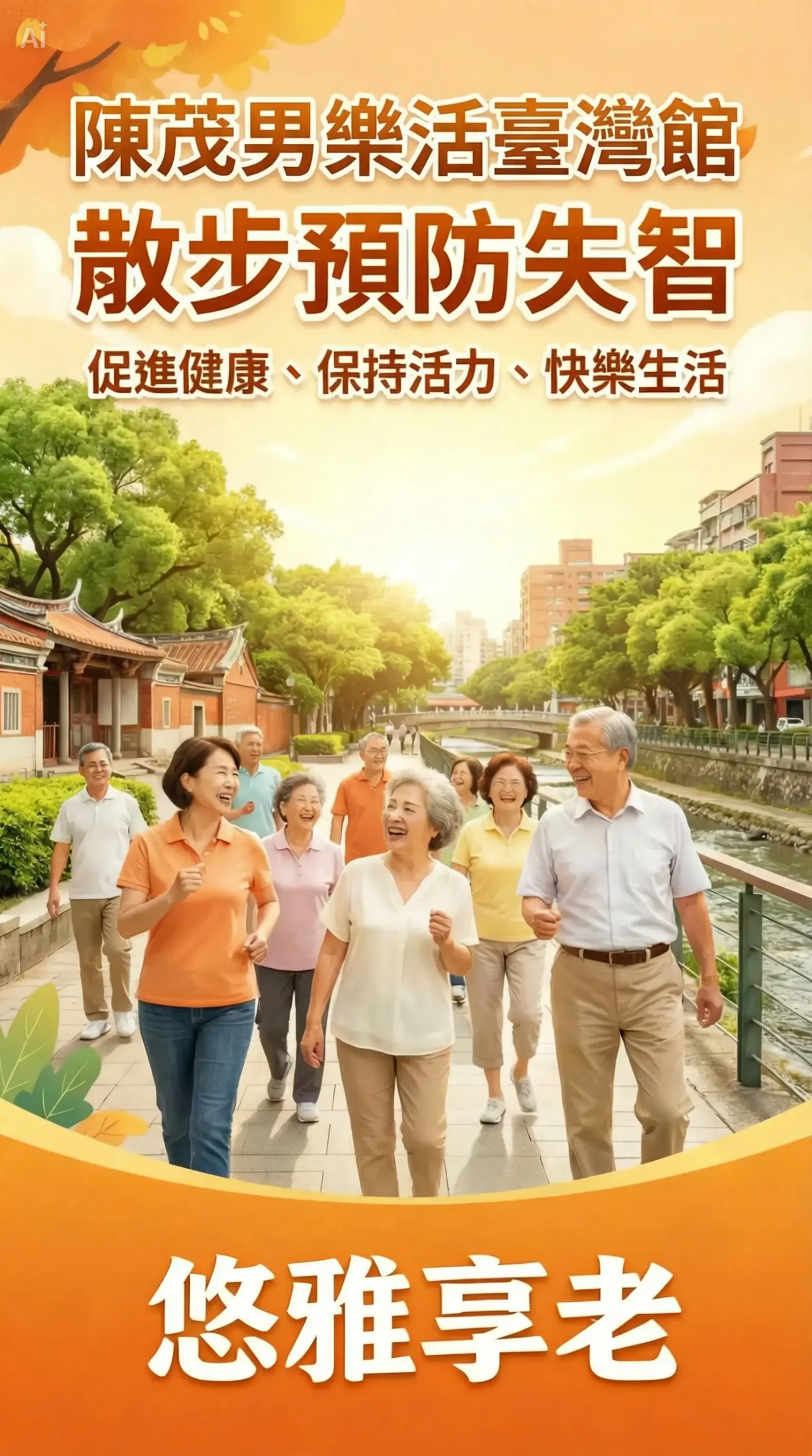 悠雅享老：走出平安與健康，不用花錢的長壽祕訣！